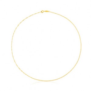 Tous 40 cm Cord Choker Kettenriemen Gold | Österreich-GDILAN478