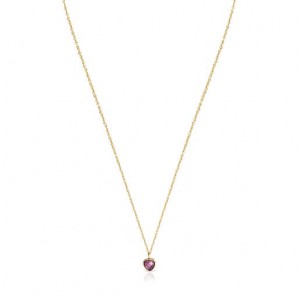 Tous Amethyst Glory Halskette Gold | Österreich-KBXMYW309