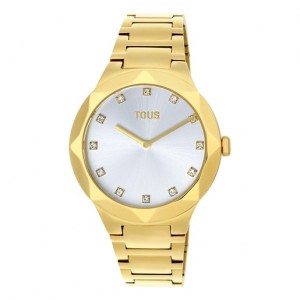 Tous Analogue With Ipg Steel Wristband Karat Round Uhren Gold | Österreich-PWGZFS823