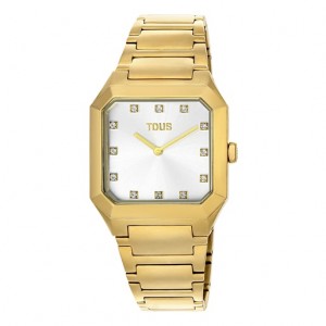Tous Analogue With Ipg Steel Wristband Karat Squared Uhren Gold | Österreich-LUHKIJ834