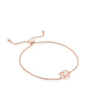 Tous Areia With Pearls Armband Rosa Gold | Österreich-BOJYTE495