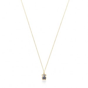 Tous Areia With Sapphire Halskette Gold | Österreich-BFYCNX279