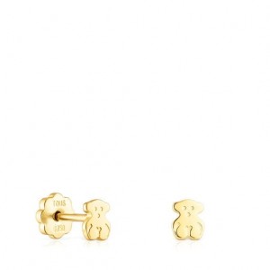 Tous Baby Bear Motif Ohrringe Gold | Österreich-HFEZMK632