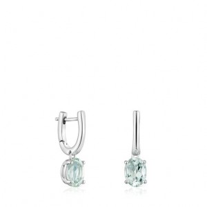 Tous Basic Colors Prasiolite Ohrringe Silber | Österreich-MDHVPA035