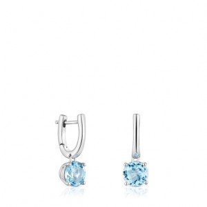 Tous Basic Colors Topaz Ohrringe Silber | Österreich-NYGCHP064