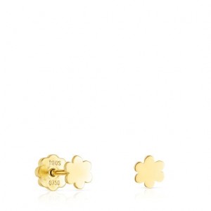 Tous Basics Flower Motif Ohrringe Gold | Österreich-UZMVGP089