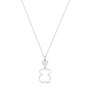 Tous Bear Motif New Silueta Halskette Silber | Österreich-EWHJUQ731