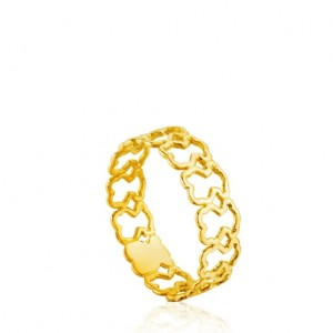 Tous Bear Motifs Silueta Ring Gold | Österreich-TBOVKM927