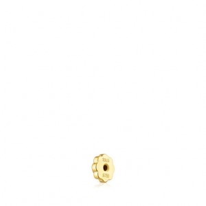 Tous Bear With Screw Closure Ohrringe Gold | Österreich-ZGAOSB023