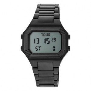 Tous Bel Air With Steel Riemen Digitale Uhren Schwarz | Österreich-TVURZX390