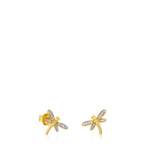 Tous Bera With Diamond Ohrringe Gold | Österreich-SDZXLI420