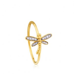 Tous Bera With Diamond Ring Gold | Österreich-ZSAION407