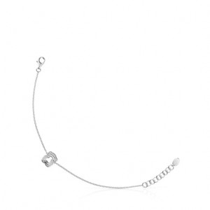 Tous Bickie Triple Bear Armband Silber | Österreich-JXWUYP402