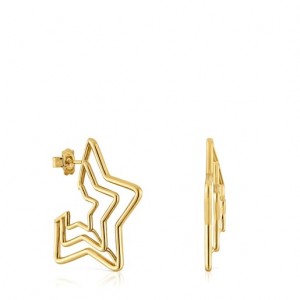 Tous Bickie Triple Star With Ohrringe Gold | Österreich-OIHNAK970