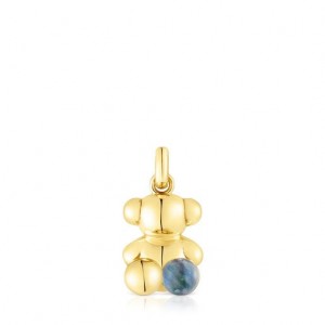 Tous Bold Bear With Labradorite Anhänger Gold | Österreich-VXJZGW524