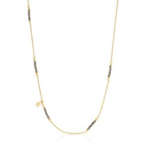 Tous Bold Bear With Pyrite Halskette Gold | Österreich-SNMZEY105