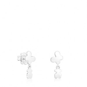 Tous Bold Motif With A Butterfly Bear Ohrringe Silber | Österreich-LBJVUE304
