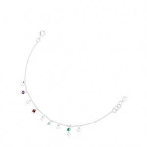Tous Bold Motif With Gemstones Motifs Armband Silber | Österreich-RJEXSF043