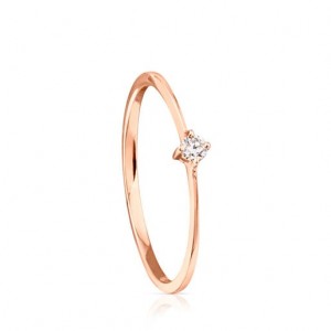 Tous Brillants With Diamond Ring Rosa Gold | Österreich-HUFCJT639