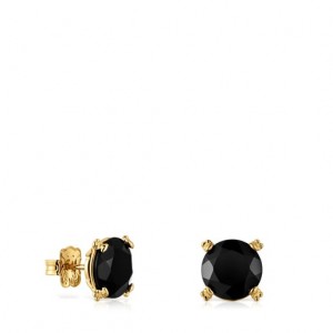 Tous Cachito Mío With Onyx Ohrringe Gold | Österreich-WZBIVA308