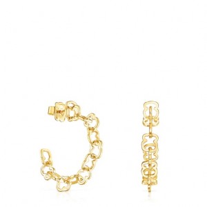Tous Carrusel Motif Hoop Ohrringe Gold | Österreich-GVOXUT298
