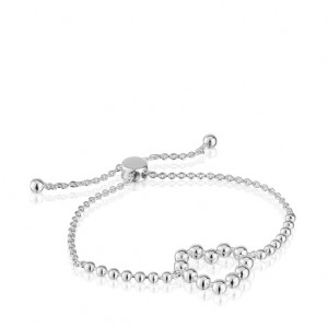Tous Chain Heart Sugar Party Armband Silber | Österreich-HMNJVB672