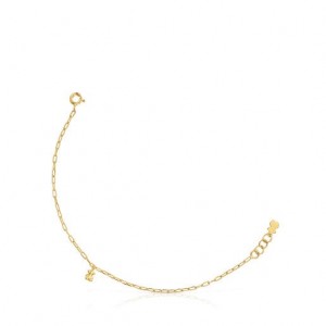 Tous Chain With Oval Rings Bold Bear Armband Gold | Österreich-HMSYDV287