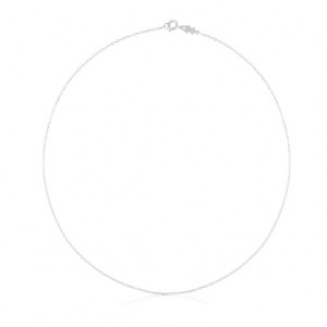 Tous Choker With Oval Rings 45cm Kettenriemen Silber | Österreich-ZMBJSU621