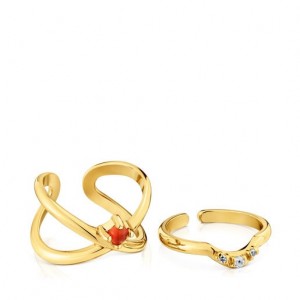 Tous Claws fingernail Carnelian Ring Gold | Österreich-IREDJP583