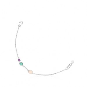 Tous Cool Color Gemstones Armband Silber | Österreich-SIBYZG156