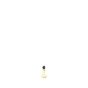 Tous Cool Joy Ear With Iolite Heart Motif Ohrringe Gold | Österreich-WGQXUZ802