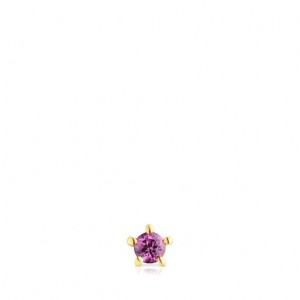 Tous Cool Joy Ear With Rhodolite Ohrringe Gold | Österreich-XWHESP653