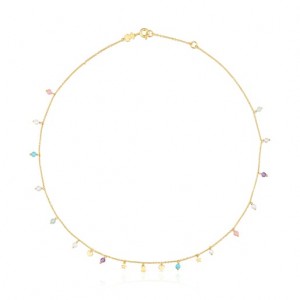 Tous Cool Joy With Gemstones Halskette Gold | Österreich-QAMDKH052