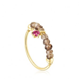 Tous Cool Joy With Smoky Quartz Ring Gold | Österreich-SDZTUK023