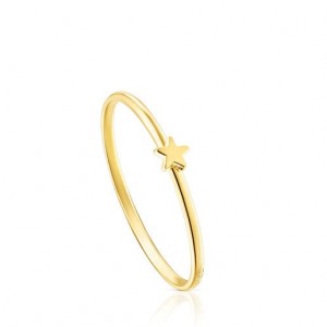 Tous Cool Joy With Star Motif Ring Gold | Österreich-LJGZTD546