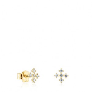 Tous Cross With Diamonds Les Classiques Ohrringe Gold | Österreich-XRYKAI176