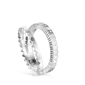 Tous Crossed Gerade Ring Silber | Österreich-CBPJZV134