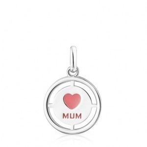 Tous Crossword Mama Mum With Enamel Anhänger Silber | Österreich-NPHAVY679