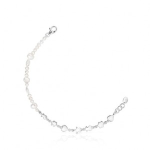 Tous Cultured Pearls Mini Icons With Charms Armband Silber | Österreich-ZGLWUC253