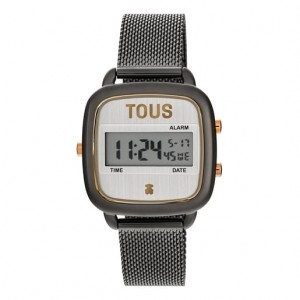 Tous D Logo New With Ipg Steel Riemen Digitale Uhren Dunkelgrau | Österreich-SHJAOQ765
