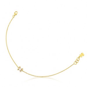 Tous Diamond Pearl Eklat Armband Gold | Österreich-BSVJFY137