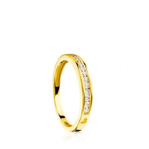 Tous Diamond wedding band Ring Gold | Österreich-RNCWPJ829