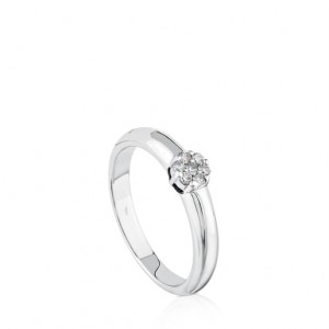 Tous Diamonds solitaire Ring Silber | Österreich-DEJZBQ521