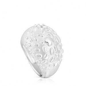 Tous Domed Dybe Ring Silber | Österreich-IULPQJ570