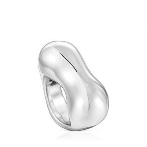 Tous Domed Heart Tabit Ring Silber | Österreich-HDNVGT087