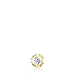 Tous Ear With Diamond Ohrringe Gold | Österreich-DZOSLN524