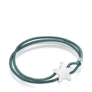 Tous Elastic Sweet Dolls With Star Armband Grün Silber | Österreich-FQNMIT274
