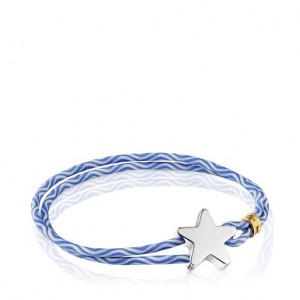 Tous Elastic With Star Sweet Dolls Armband Blau Silber | Österreich-ZNTHVJ629