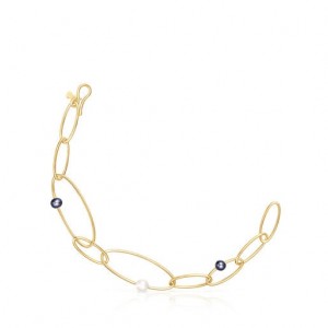 Tous Elipse With Cultured Pearls Armband Gold | Österreich-EQIRSN319