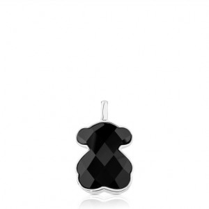 Tous Faceted Onyx Anhänger Schwarz Silber | Österreich-SWMKAE807